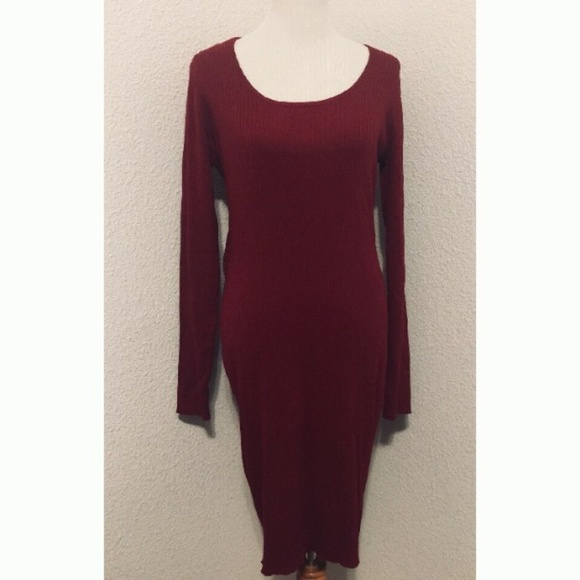Fashion Nova Dresses & Skirts - Fashion Nova The Hottest Ex Dress Burgundy Plus 1X